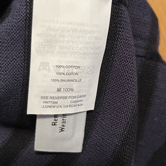 J.Crew Navy Dip-Dye Striped Ombre Sweater NWT - Picture 7 of 8
